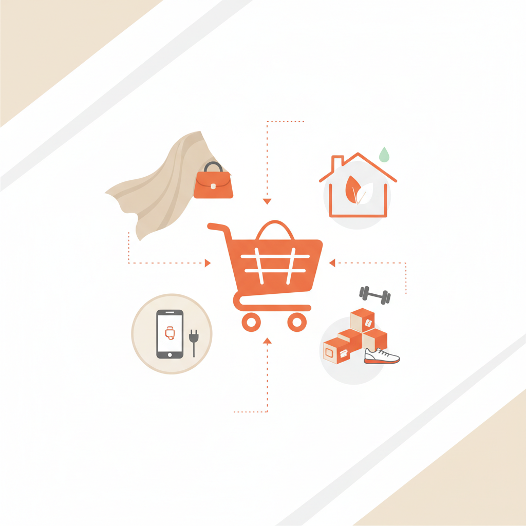 Ilustração para o artigo: Melhores Categorias de Produtos Shopee para Afiliados